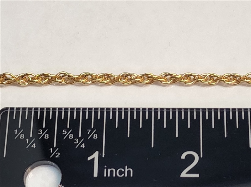 14K Gold Filled Chain - #1 - Rope Chain