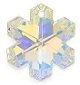 30Mm Snowflake Pendant Crystal Ab