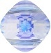 14Mm Double Drilled Square Bead Crystal Ab