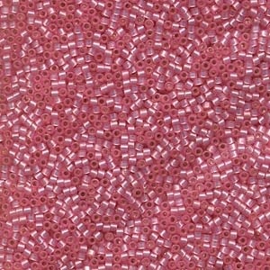 Db625 Dyed Silver Lined Pink Alabaster - Miyuki Delica Seed Beads - 11/0