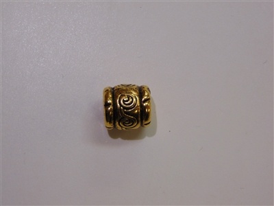 13X12mm Athenian Antique Gold Washed