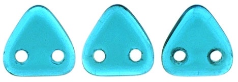 Czechmates 2 Hole Triangle Beads-Teal