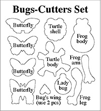 #37006 Makins Cutter Set, Bugs