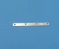 Sterling Silver Flat Spacer Bar - 8Mm Spacing, 4 Hole