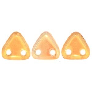 Czechmates 2 Hole Triangle Beads-Rosaline Celsian