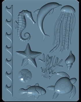 Sculpey Tools™ Oven-Safe Molds: Sea Life