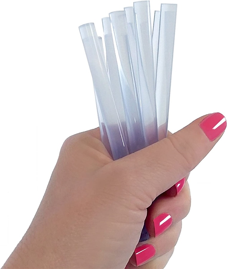Adtech Crystal Clear Mini Hot Glue Sticks- 8"