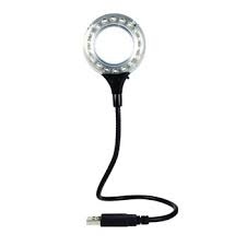 Hawk Flexible Magnifier With Lamp And Usb Port - 12 Led Bulbs