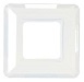 14Mm Square Cosmic Ring White Opal