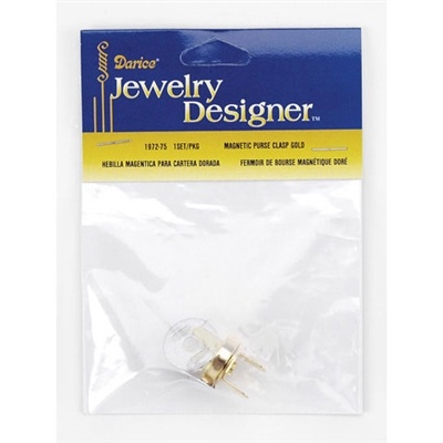 Magnetic Purse Clasp - Gold