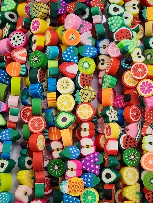 Clay Beads- Fruits