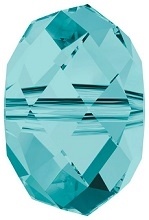 Swarovski 6Mm Briolette Bead (Gemstone) Light Turquoise