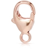 12Mm Electroplated Brass Lobster Clasp-Rose Gold
