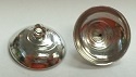 12Mm Cup Button Up Eye/Back/Shank-Imitation Rhodium Silver