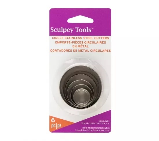 Sculpey Tools™ Graduated Cutters: Circle, 6 Pc