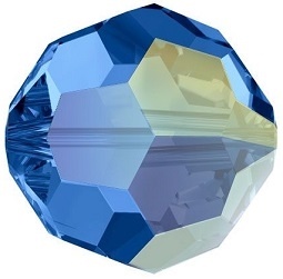 Swarovski 5Mm 1/2 Drilled Round Crystal Pearl - Creamrose