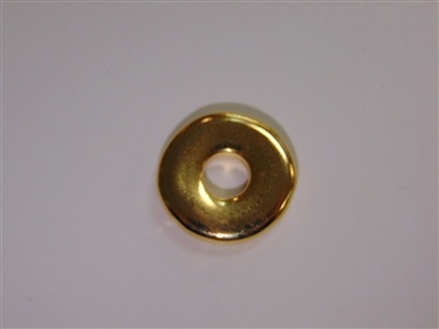 20Mm Donut Gold Washed