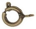 6Mm Spring Ring Clasp-6Mm-Antique Gold