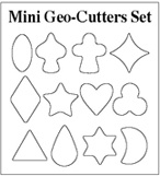 #37004 Makins Cutter Set, Mini Geometric