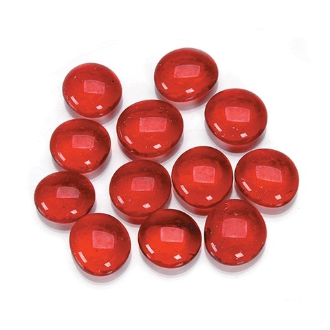 Glass Gems - 2.2 Pound Package - Red Luster