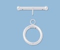 Sterling Silver Large Smooth Toggle