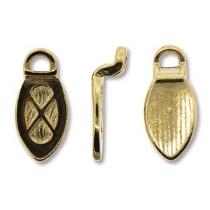 Gold Plate Over Base Metal Glue On Earring Bail