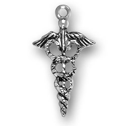 Sterling Silver Charm- Medical Symbol