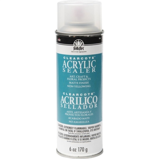 Folkart ® Finishes - Clearcote™ Aerosol Acrylic Sealer - Matte, 11 Oz