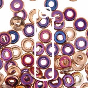 Czech Glass O Bead Crystal Sliperit