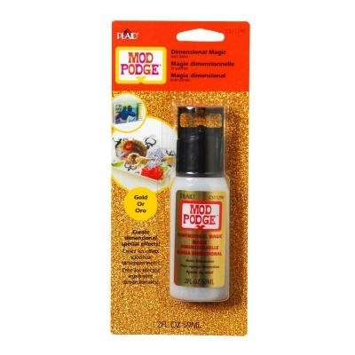 Mod Podge Dimensional Magic - Gold Glitter