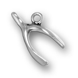 Sterling Silver Charm - Wishbone