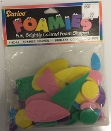 Pre-Cut Shapes - Blue, Green, Pink & Yellow #1118-33