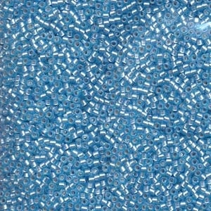Db692 Semi Matte Silver Lined Sky Blue Miyuki Delica Seed Beads 11/0