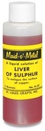 Maid-O'-Metal Liver Of Sulphur - Antiquing Solution for Copper and Silver Metals