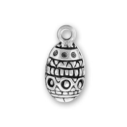 Sterling Silver Charm - Easter Egg