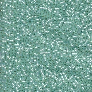 Db626 Dyed Silver Lined Light Mint Green - Miyuki Delica Seed Beads - 11/0
