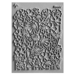Lisa Pavelka Texture Stamp - Bloomin' - Elevate Your Polymer Clay and Craft Projects