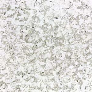 Superduo- Crystal Silver Lined