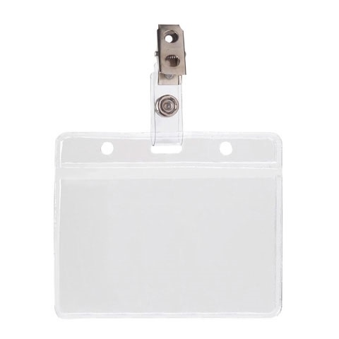 Id Badge Holder With Clip