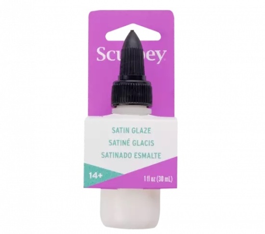 Sculpey Satin Glaze 1 Oz - The Perfect Finishing Touch for Clay Creations