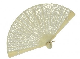 Feather Fans Stave - 8" x 14" Eggshell Color for Crafting and DIY Projects