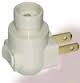 Night Light Rocker Switch With Collar - Ivory