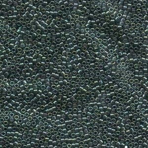 Db125 Dark Emerald Gold Luster - Miyuki Delica Seed Beads - 11/0