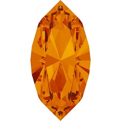 Swarovski #4228, 6 X 3Mm Pointed Back Navette- Topaz