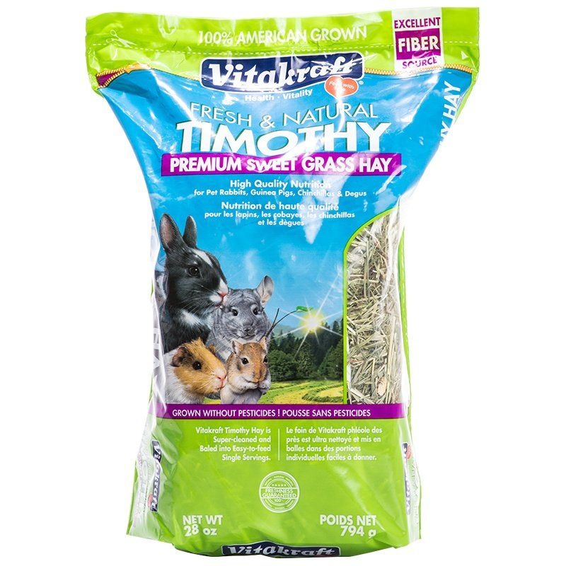 Vitakraft Fresh & Natural Timothy Premium Sweet Grass Hay 1.75 Lbs