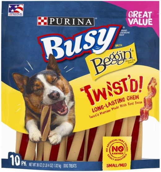 Purina Busy With Beggin' Twist'd Chew Treats Original - 10 Pack (36 Oz)