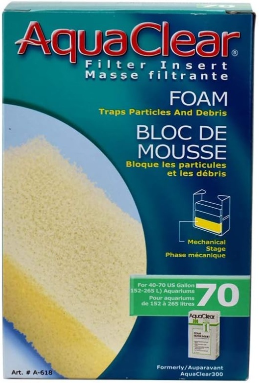 Aquaclear Filter Insert Foam for 40-70 Gallon Aquariums