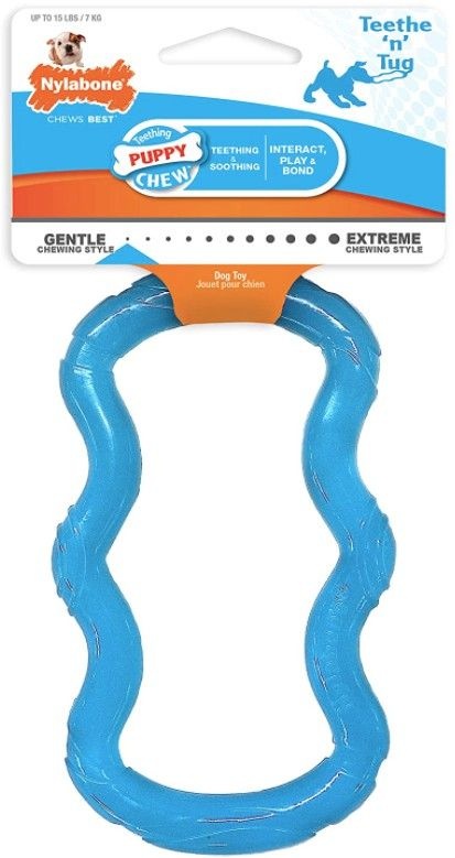 Nylabone Puppy Teethe 'N' Tug Chew Toy