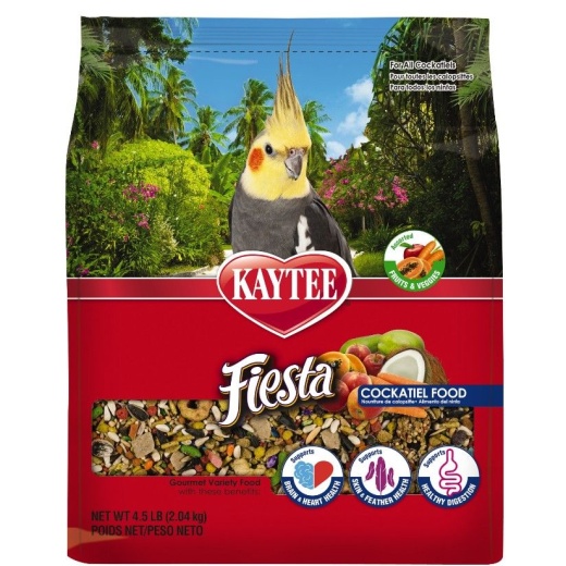 Kaytee Fiesta Max Cockatiel Food - 4.5Lbs