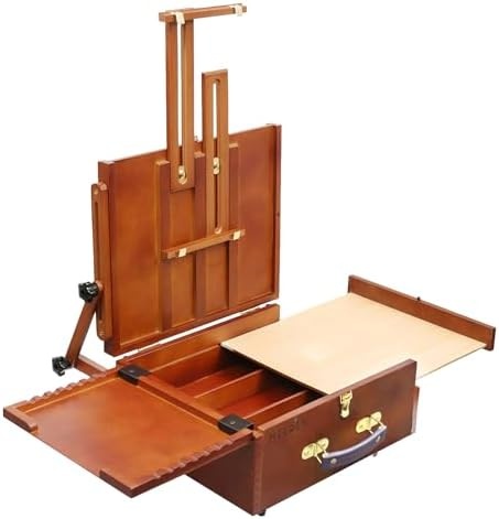 Meeden Pochade Box: Portable Tabletop Easel for Painting